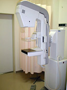 マンモグラフィの機械の写真