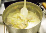 鮭と白菜のクリーム煮の写真