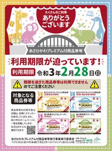 プレミアム付商品券ポスター（利用期限）