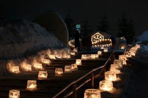 雪あかりの動物園