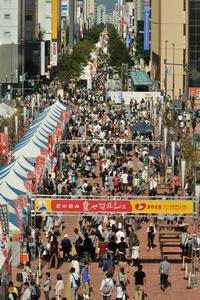 北の恵み 食べマルシェ2015 駅前広場会場