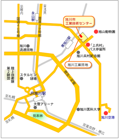 工業技術センター案内図