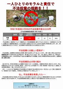 不法投棄パネル展