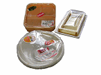 プラスチック製の弁当容器の写真
