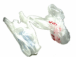 •個人で商品を買ったときに入れてもらうプラスチック製の袋の写真
