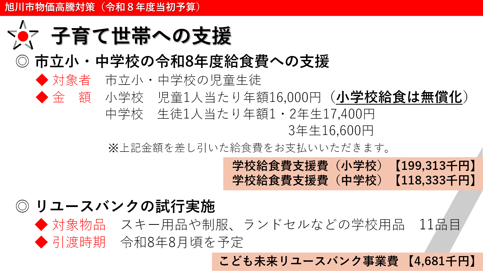 社会福祉事業への支援