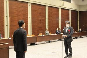 受賞者代表挨拶