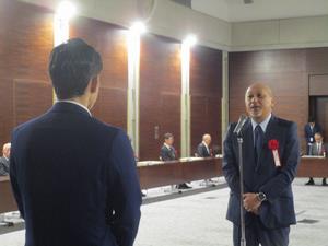 受賞者代表挨拶