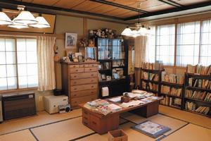 三浦綾子夫妻の口述筆記の書斎の写真