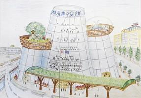 絵画コンクールの金賞受賞作