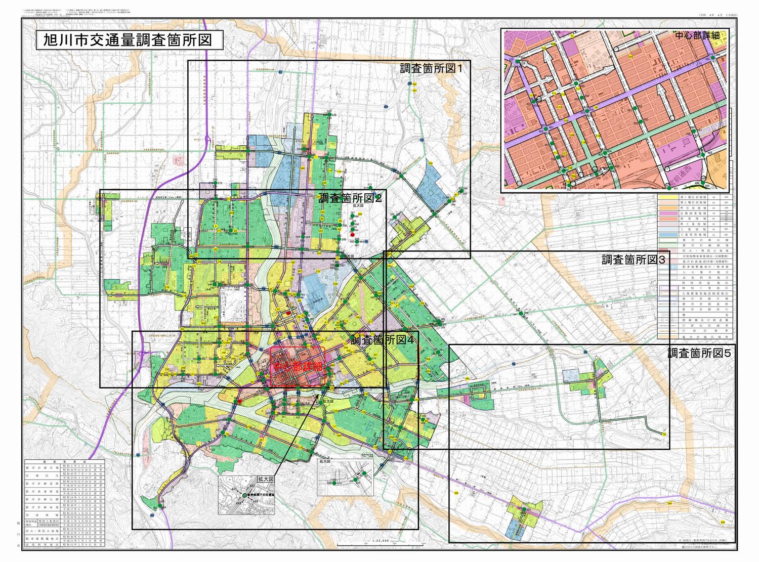 交通量調査箇所全体図