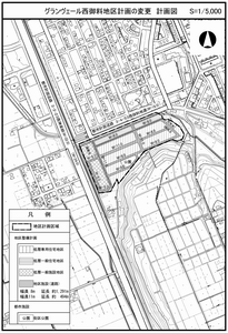 グランヴェール西御料地区計画図