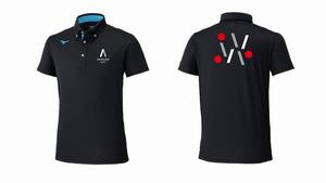 一般販売第2弾！ボタンダウンポロシャツ（黒）の画像