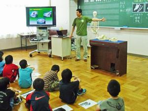 旭山動物園出張授業の様子