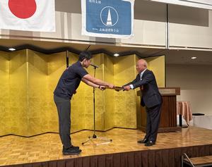 建築士会旭川支部　感謝状贈呈式の様子