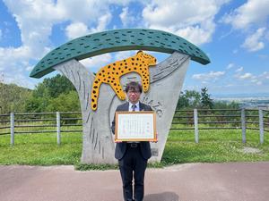 タカラベルモント株式会社　感謝状贈呈式の様子