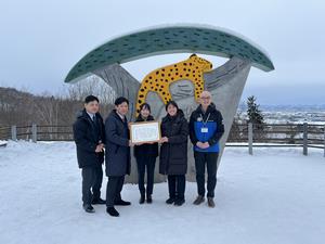 株式会社ローソン感謝状贈呈式の様子