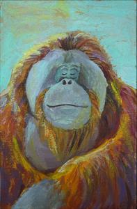 夢見るオランウータン