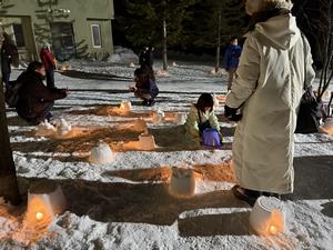 雪あかり製作体験2