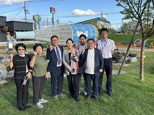 水原市議会訪問団来旭