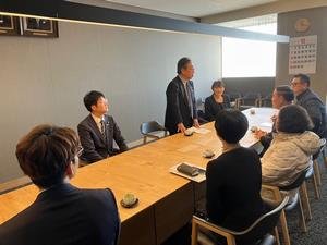 水原市議会議長訪問受入れ