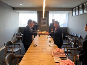 水原市議会議長訪問受入れ