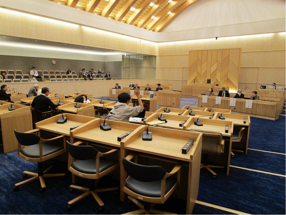 会場の様子（経済建設班）