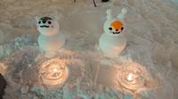 夜雪だるま