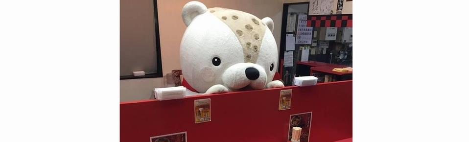 らーめん屋にいるあさっぴー