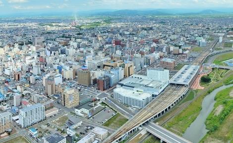 中心部空撮