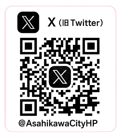 市立旭川病院公式XのQRコード