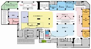 旭川市まちなか市民プラザ案内図