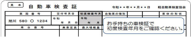 車検証例