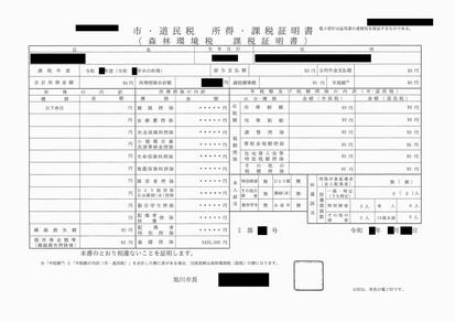証明書見本