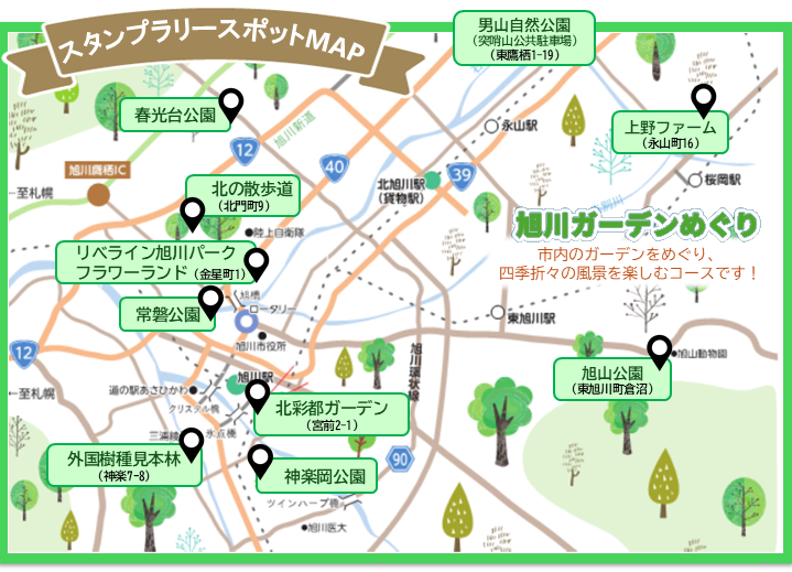 ガーデンめぐりMAP