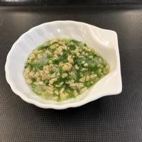 納豆とかぶの煮物の写真