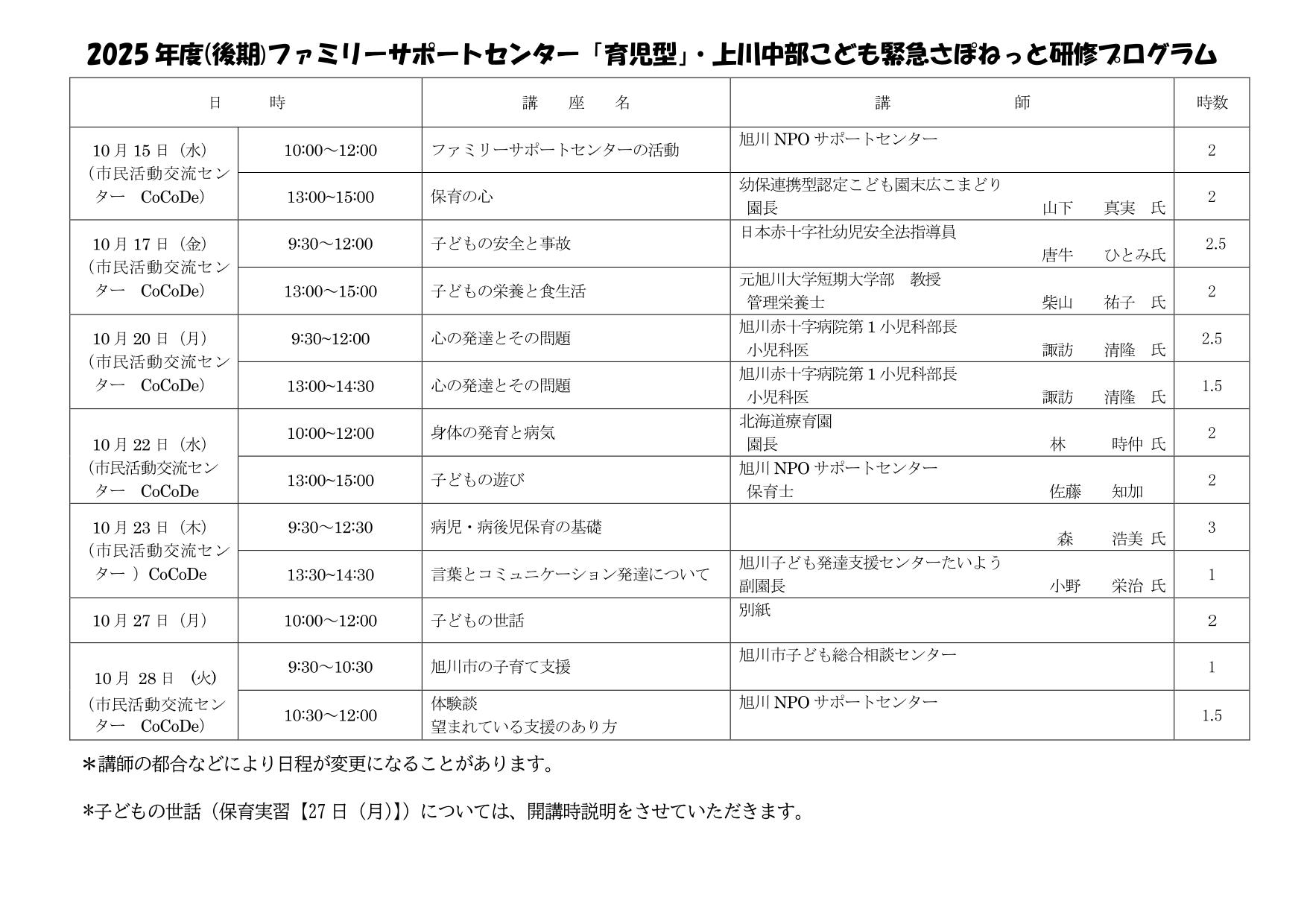 プログラム
