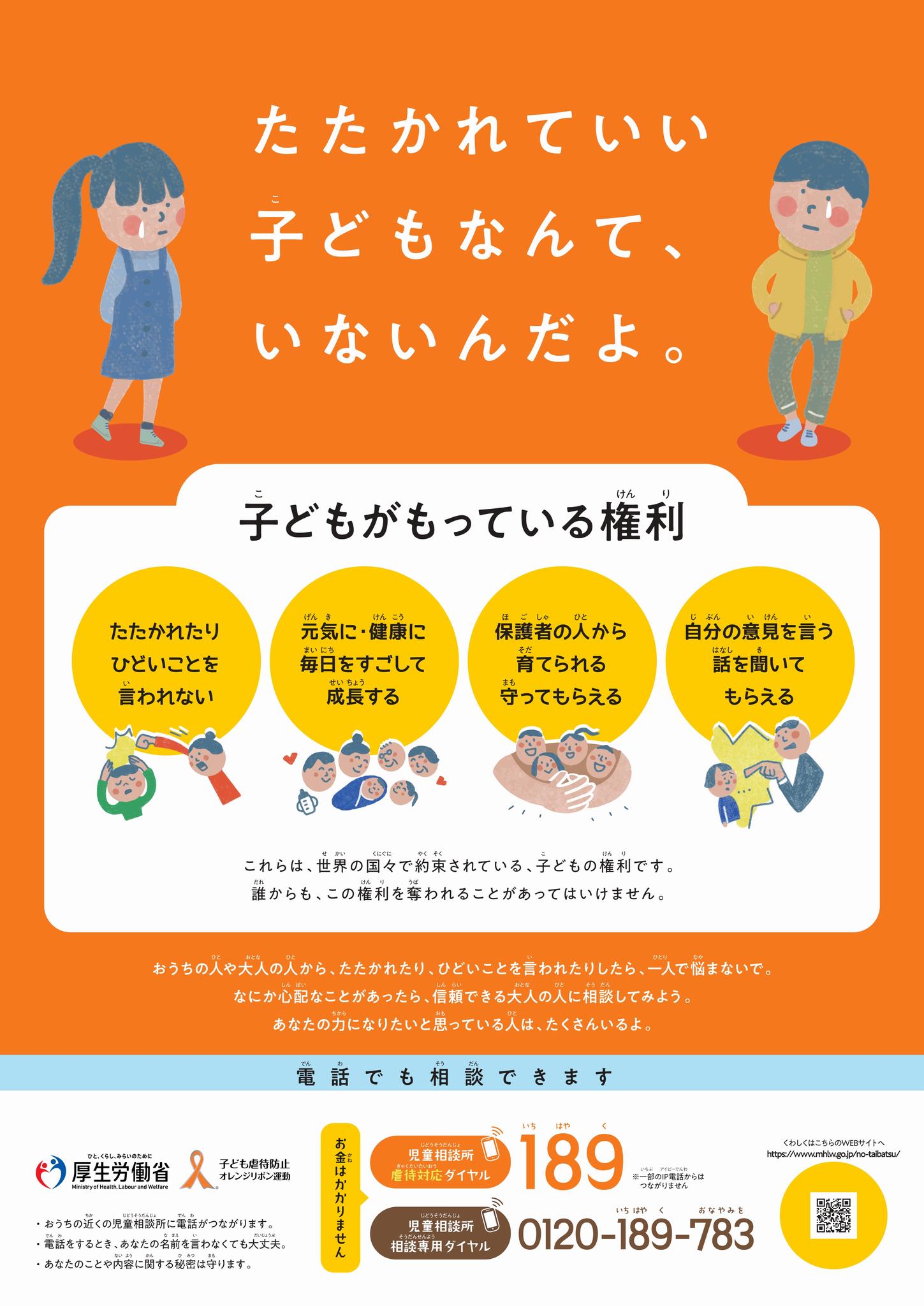 児童虐待推進月間, 児童虐待防止推進月間 ポスター – SLUDKL