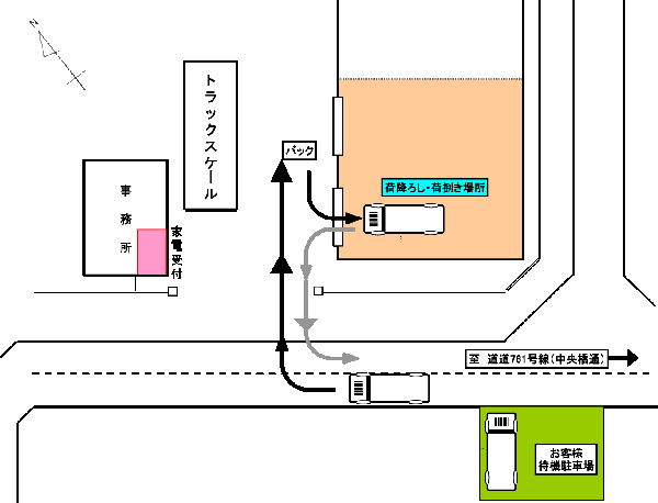 鈴木商会駐車場地図