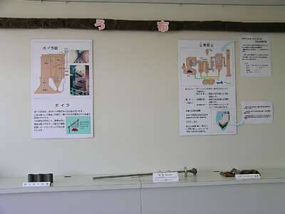 ろ布などの展示
