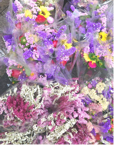 旭川産花きを使用した花束