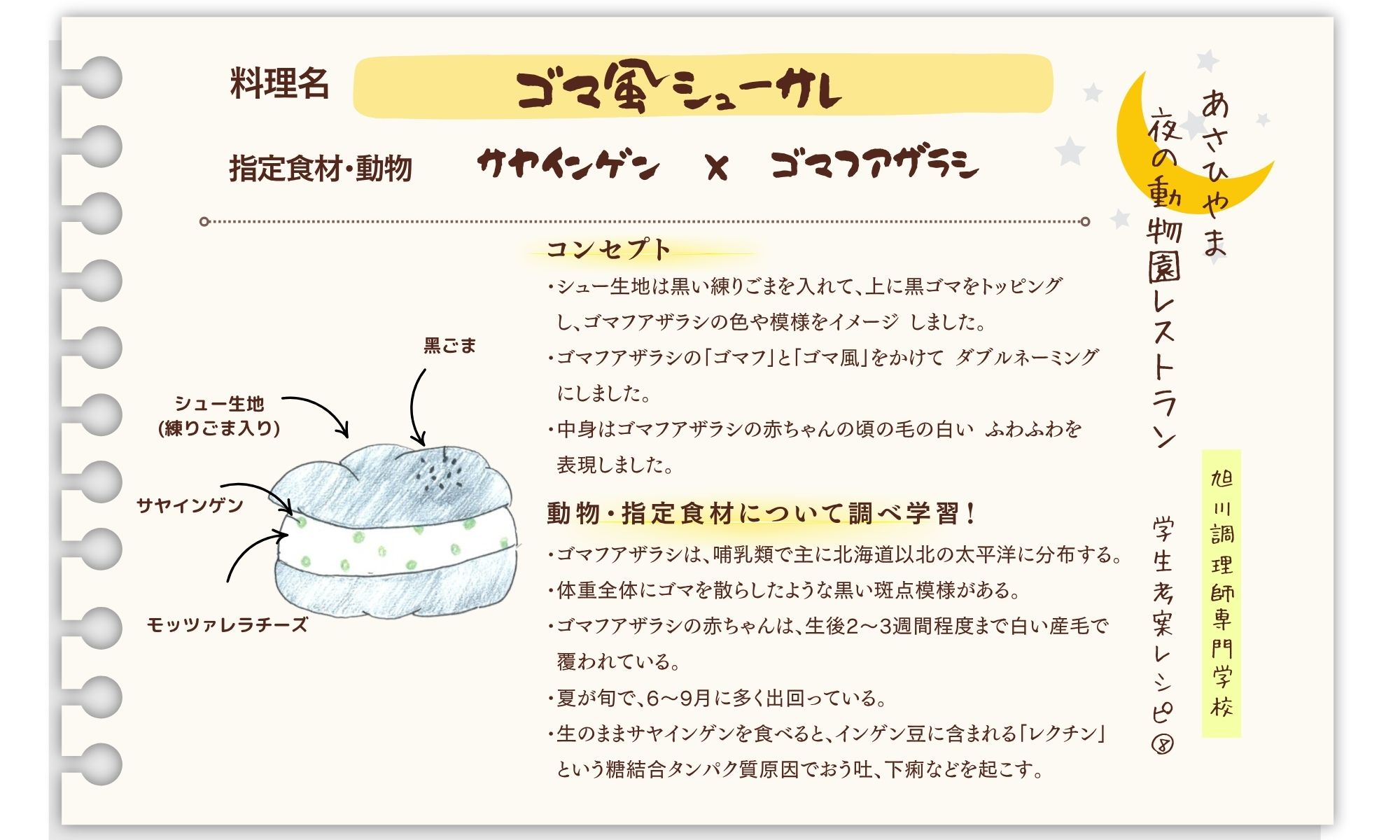 9班メニュー原案
