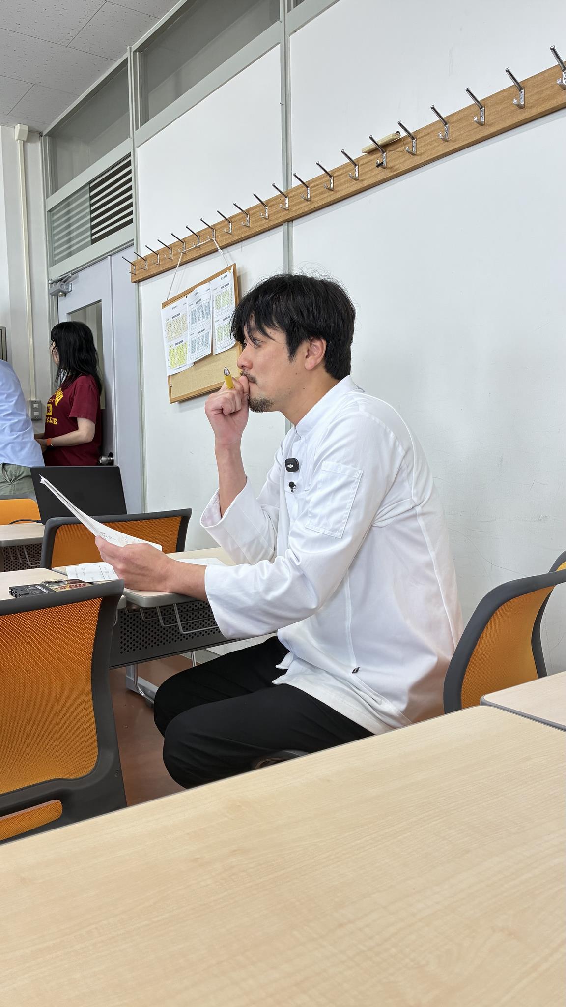 シェフ悩む