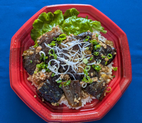 麻婆茄子丼