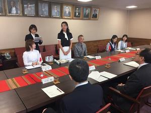 赤岡副市長を表敬訪問