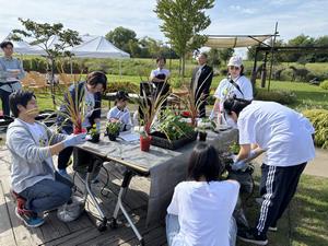 砂像制作隊寄植え