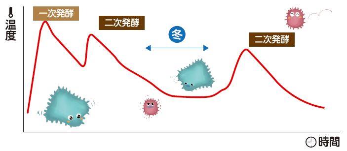 腐葉土になるまでの様子