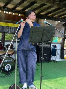 篠笛の演奏