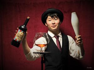 大道芸（エクストリーム芹川氏）