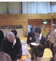 防災食の試食